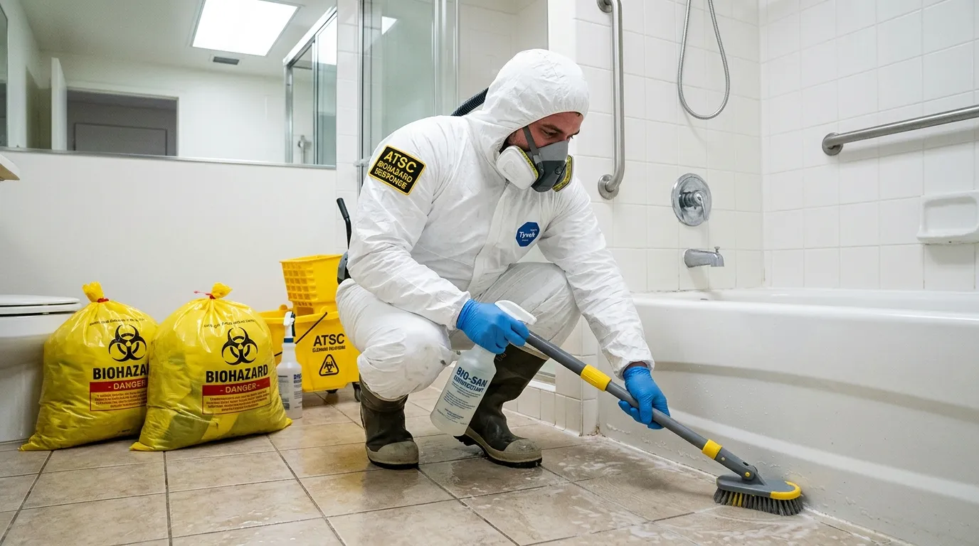 Decontamination equipment deployed for Blood Cleanup in Stratford